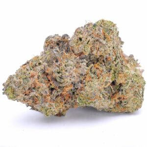 Sherbanger Strain AAAA Craft Farms AAAA cannabis bud on white background